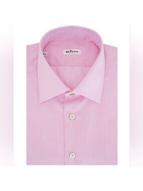 Kiton Plain Cotton Dress Shirt